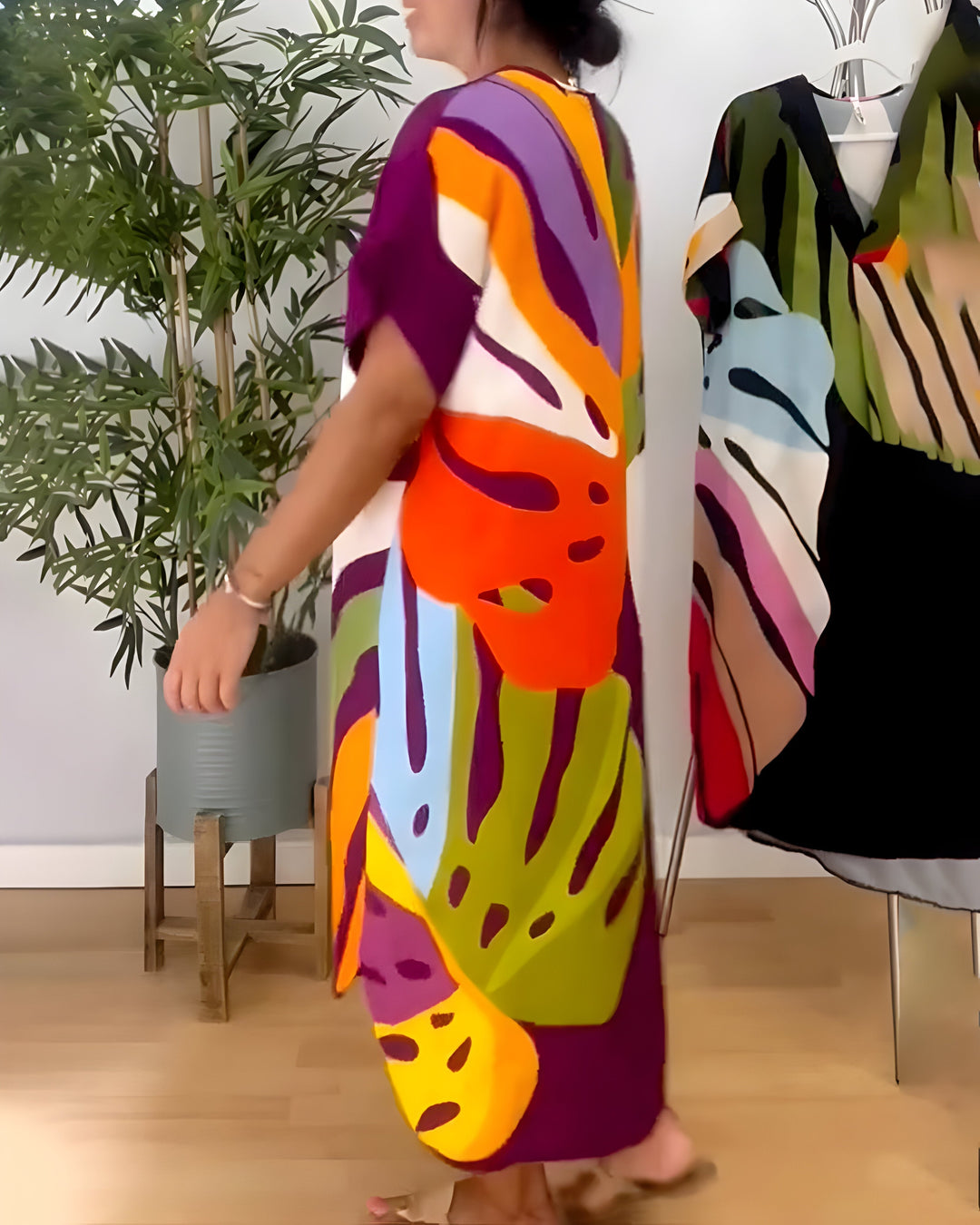 Rianna - Dress with abstract print
