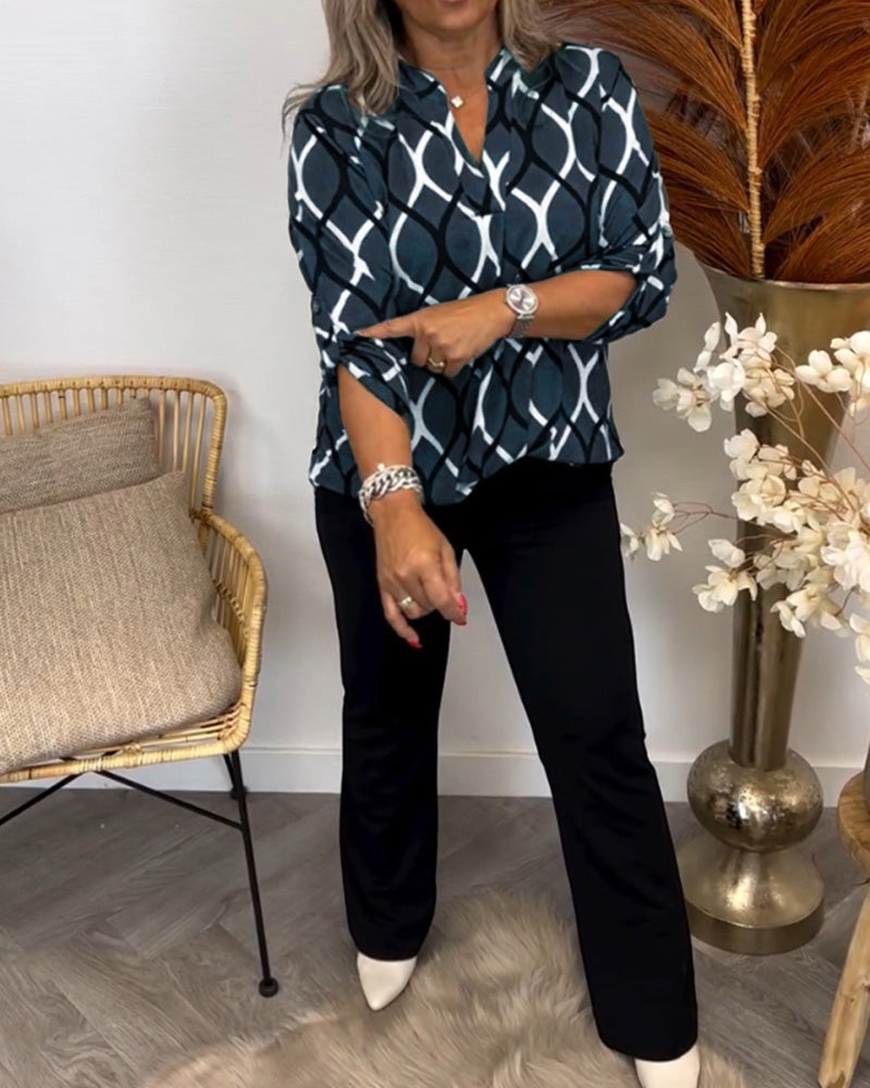 Janny™ - Casual Long-Sleeve Blouse