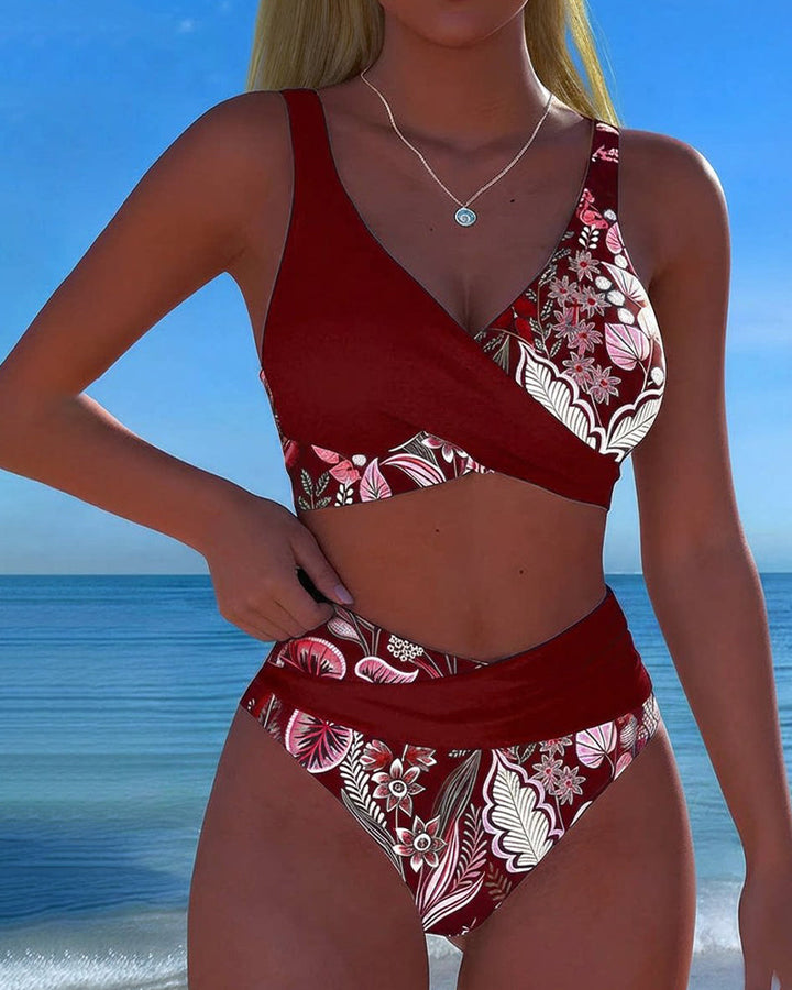Fiorella | Women's Floral V-Neck Bikini