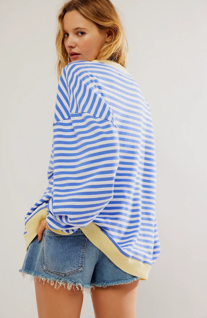 Amelia - Oversized Striped Jumper