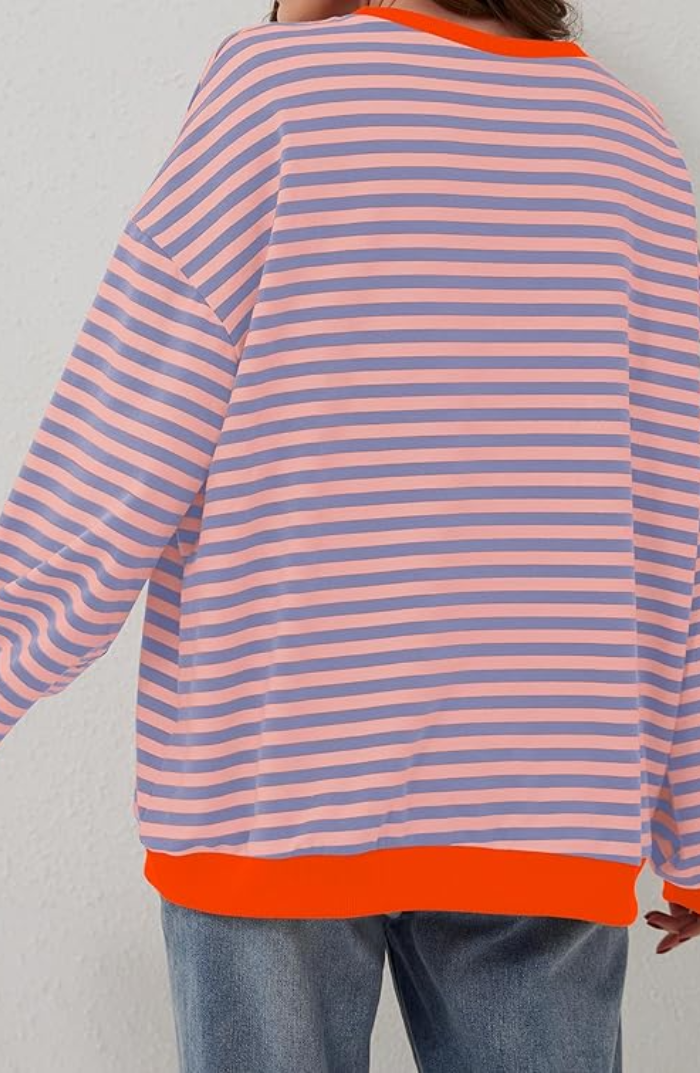 Amelia - Oversized Striped Jumper