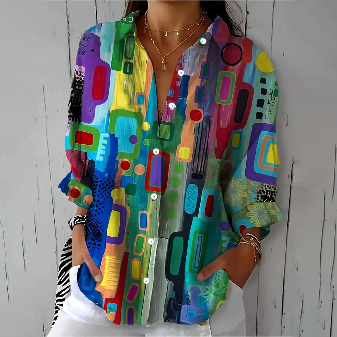 Milah™ - Elegant Button-Up Shirt