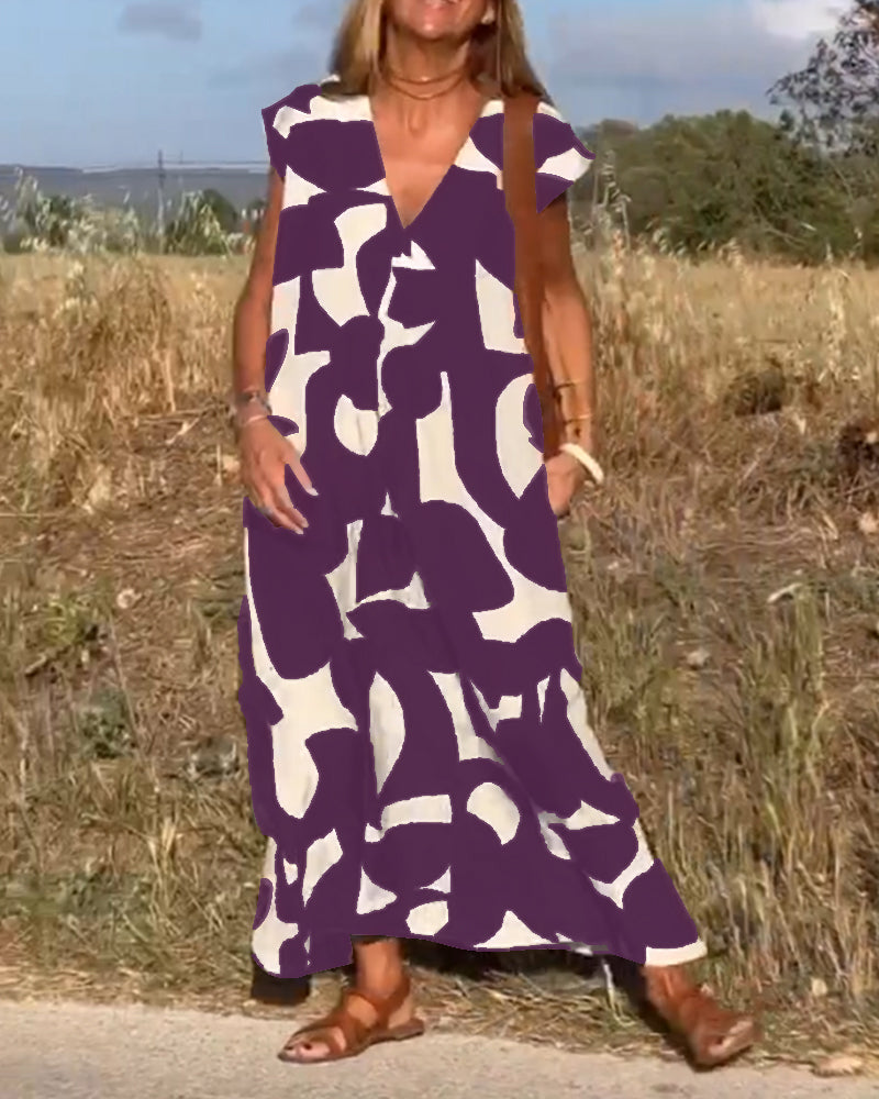 Kendall - Casual Abstract Dress