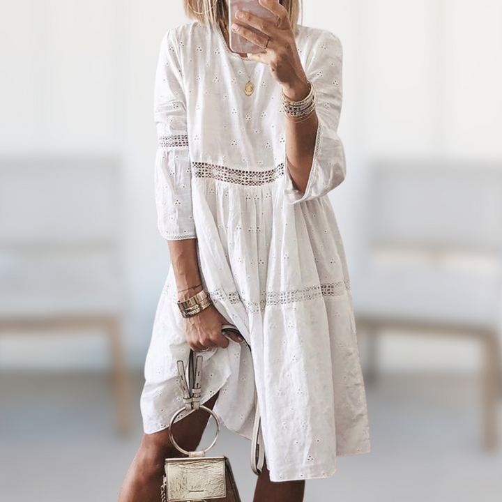Marian™ - Elegant Embroidered Dress