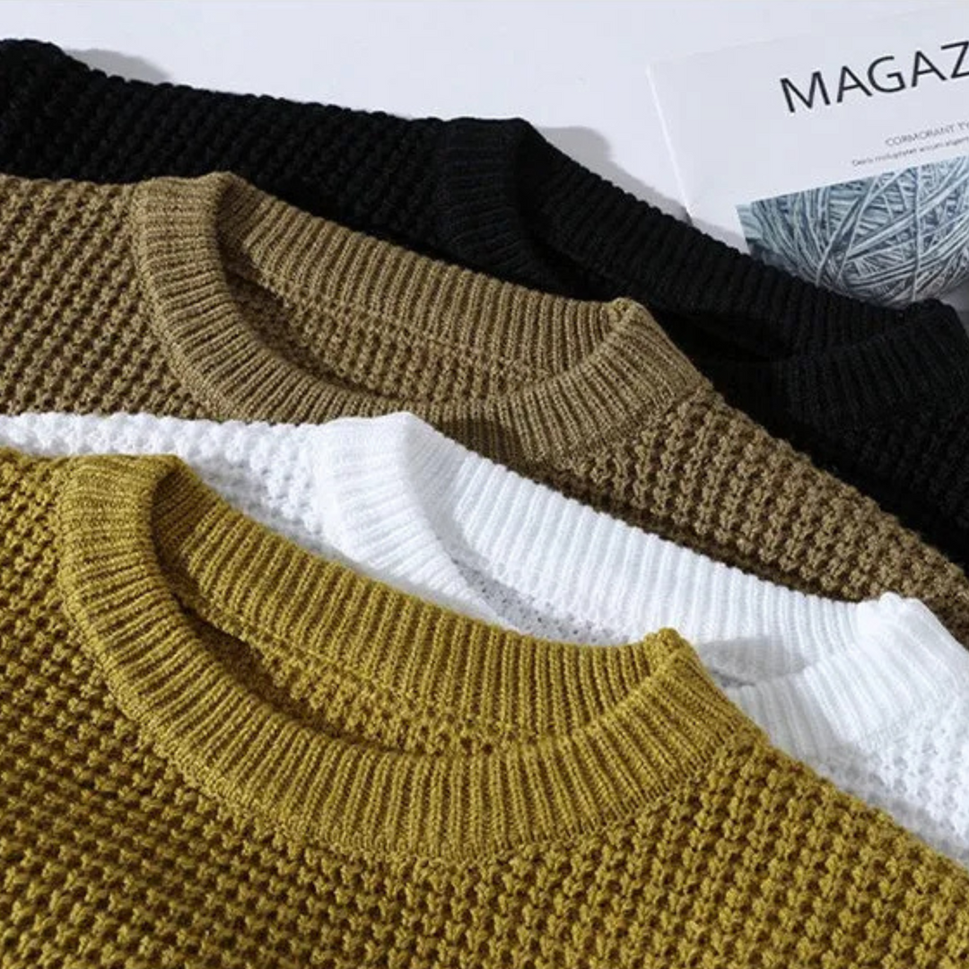 Silas™ - Premium Honeycomb Knit Sweater