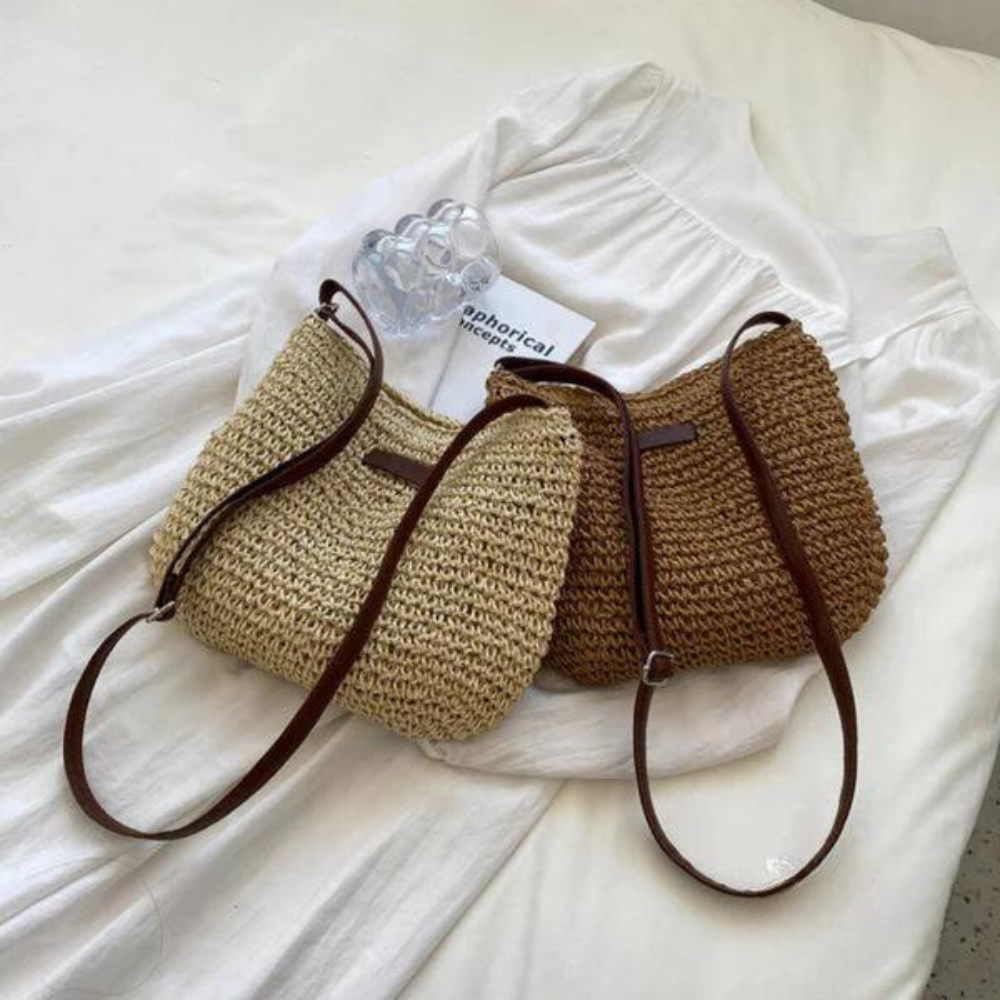 Fredhild | Classic Woven Shoulder Bag