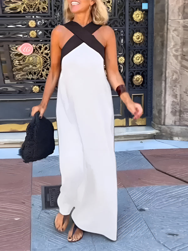 Delphine™ - Elegant Crossover Dress