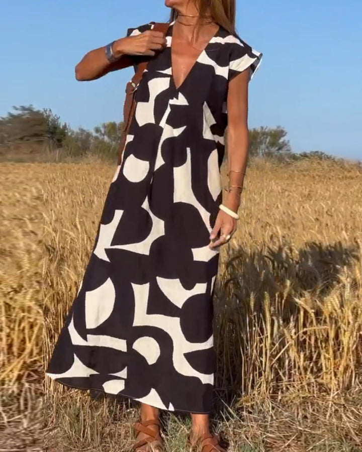 Kendall - Casual Abstract Dress
