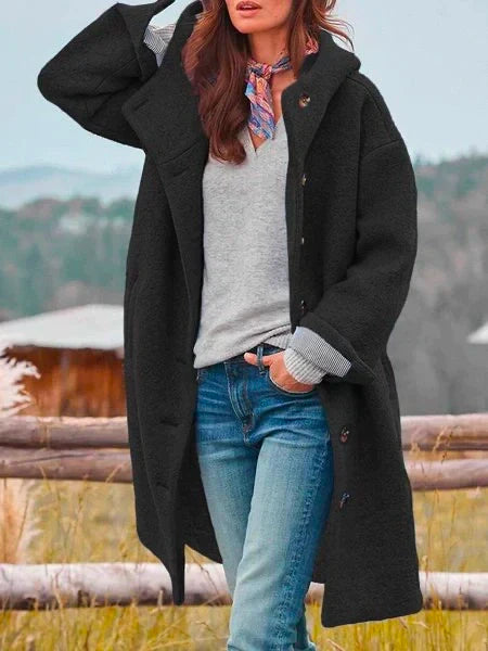 Melina - Women's Long Sleeve Casual Fleece Plush Jacket