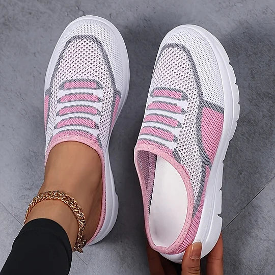 Stylish and Breathable Women's Slip-On Mesh Sneakers