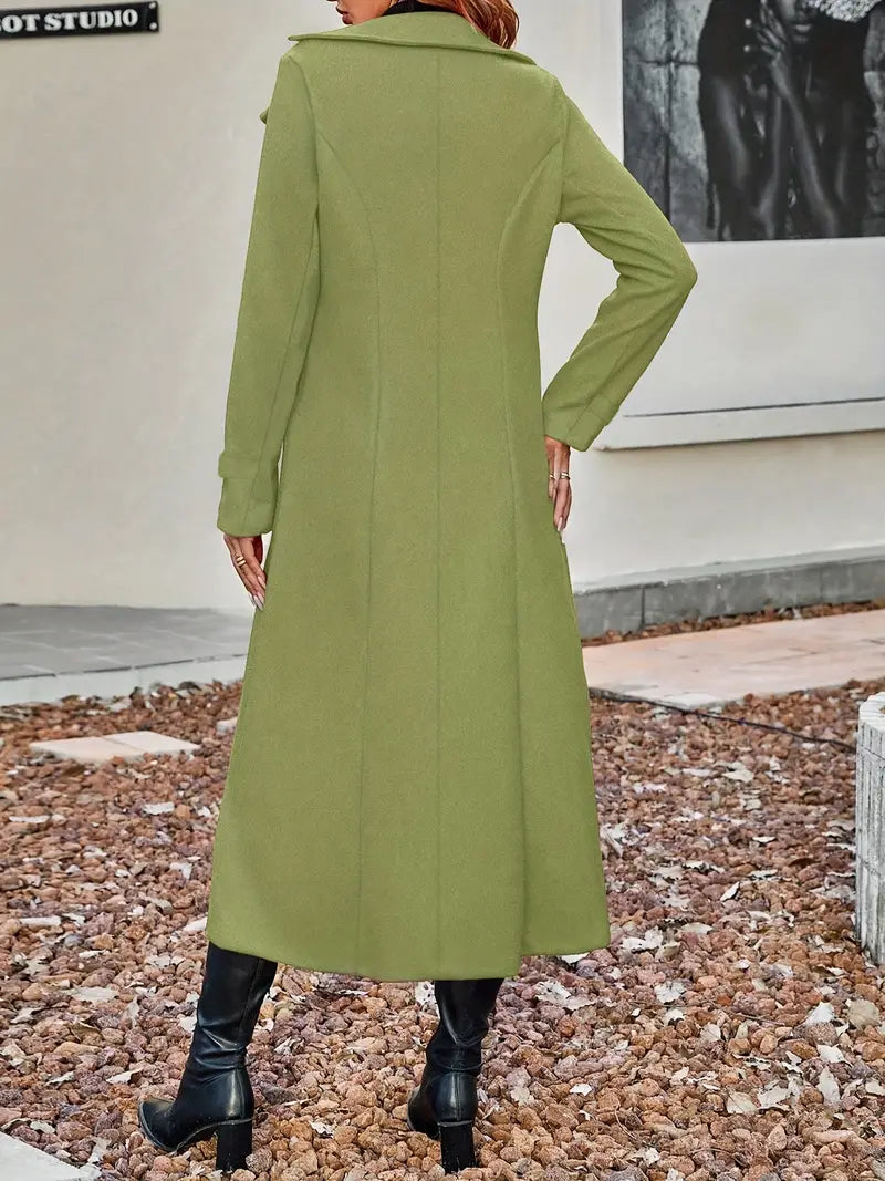 Klara - Double-Breasted Coat With Lapel Collar