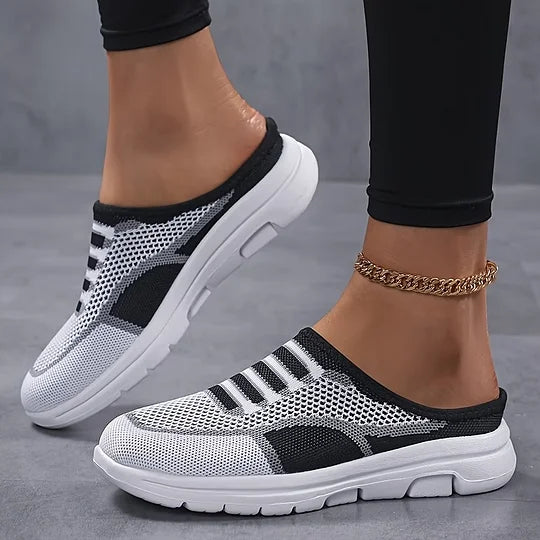 Stylish and Breathable Women's Slip-On Mesh Sneakers