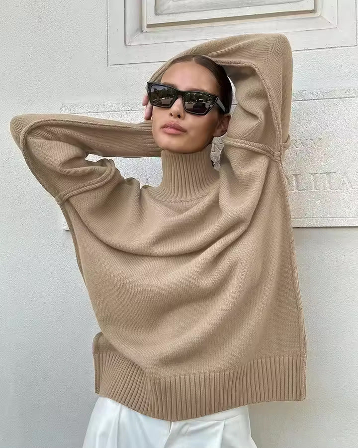 Isabella - Knitted roll-neck jumper