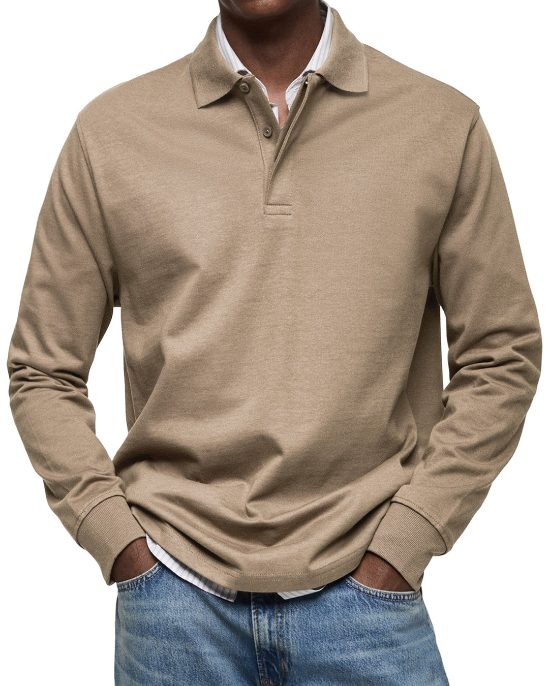 Alex™ - Long-Sleeved Casual Polo
