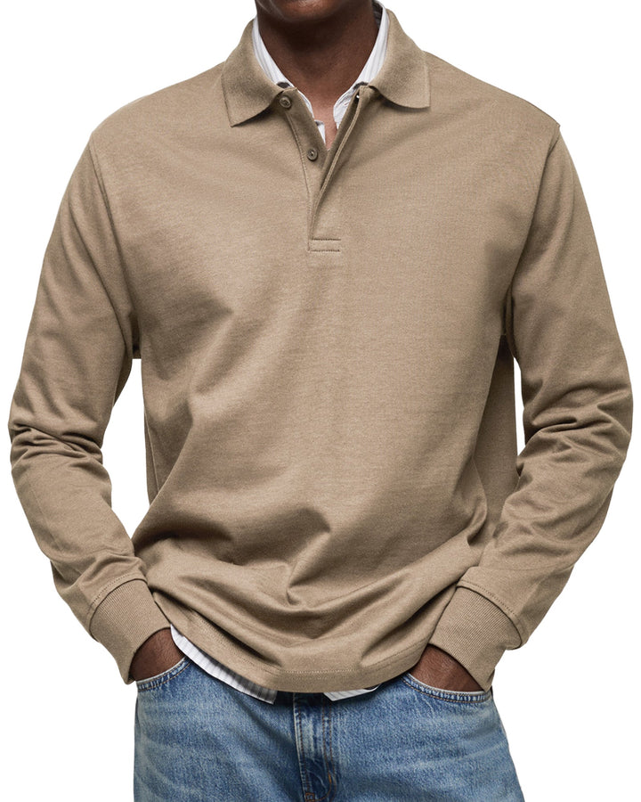 Alex™ - Long-Sleeved Casual Polo