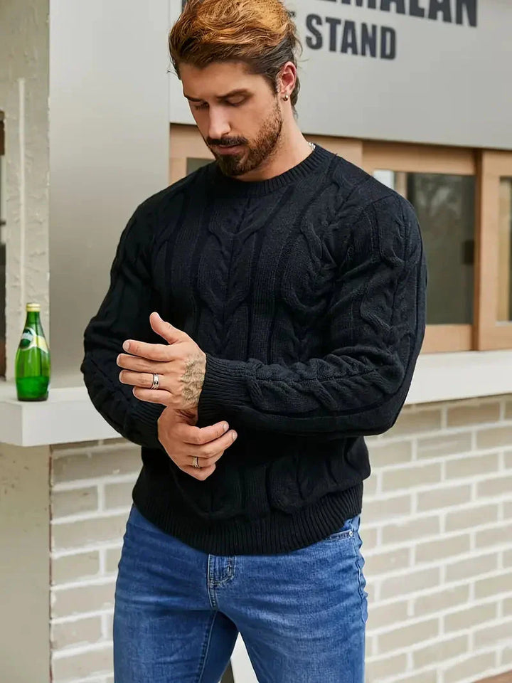 Brit & Boho™️ | Graphica Geo Knitted Jumper