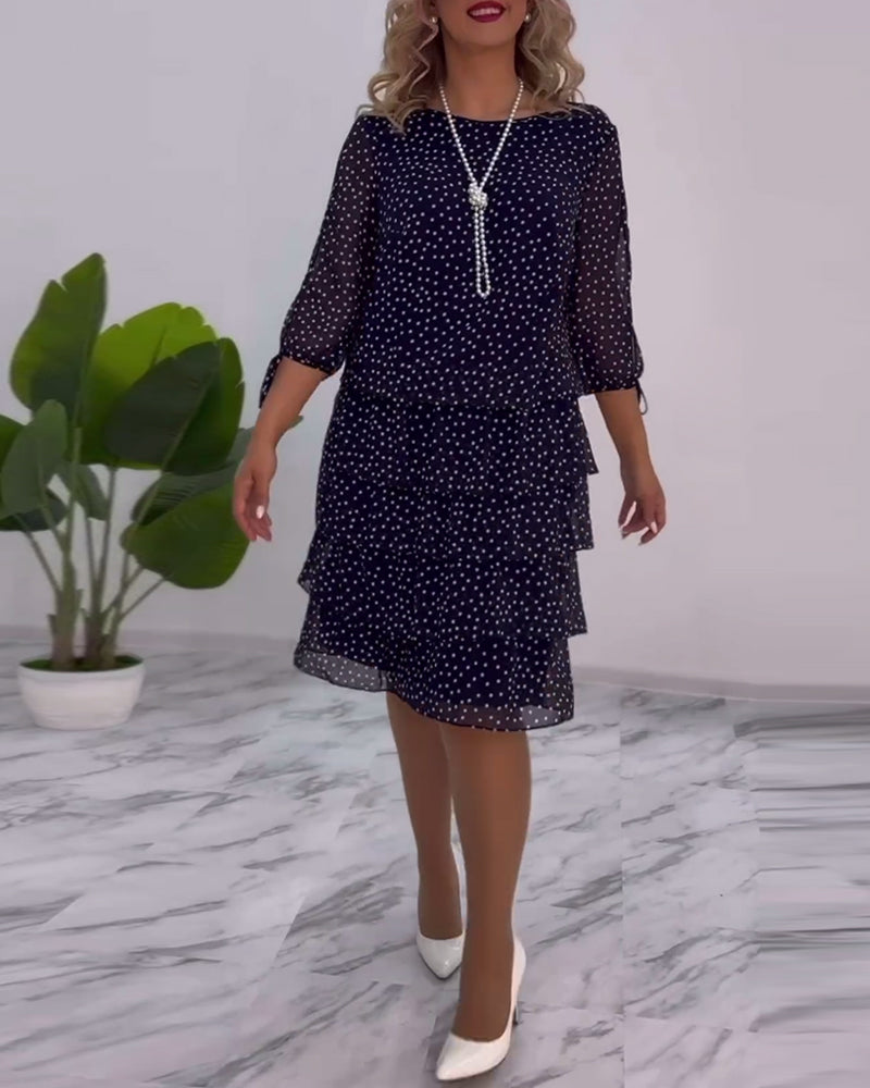 Tilly - Polka Dot Tiered Dress