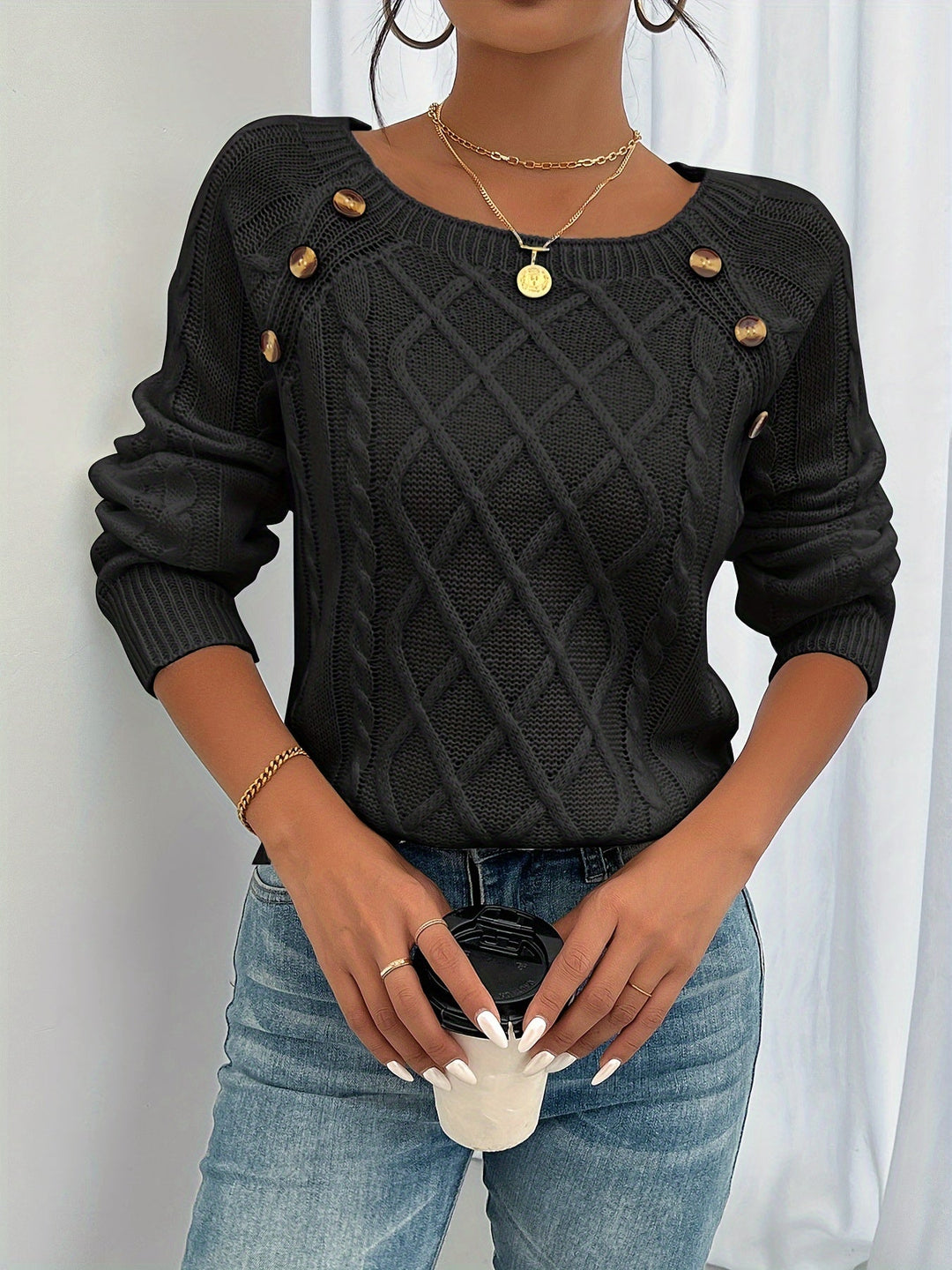 Marlene™ - Women's Round Neck Sweater