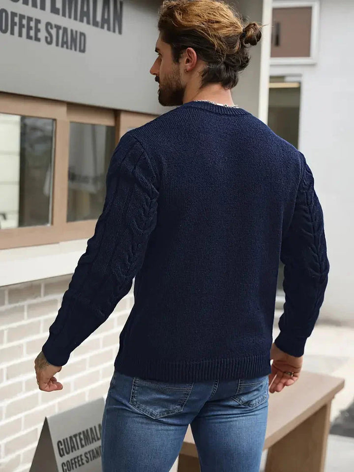Brit & Boho™️ | Graphica Geo Knitted Jumper