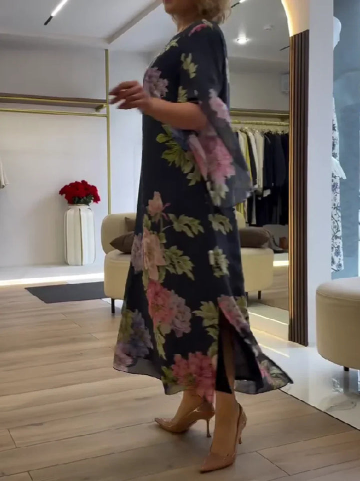 Lightweight floral print maxi dress for ultimate comfort