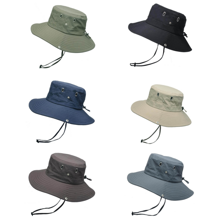 Wasserabweisender Outdoor-Bucket Hat mit UV-Schutz UPF 50+