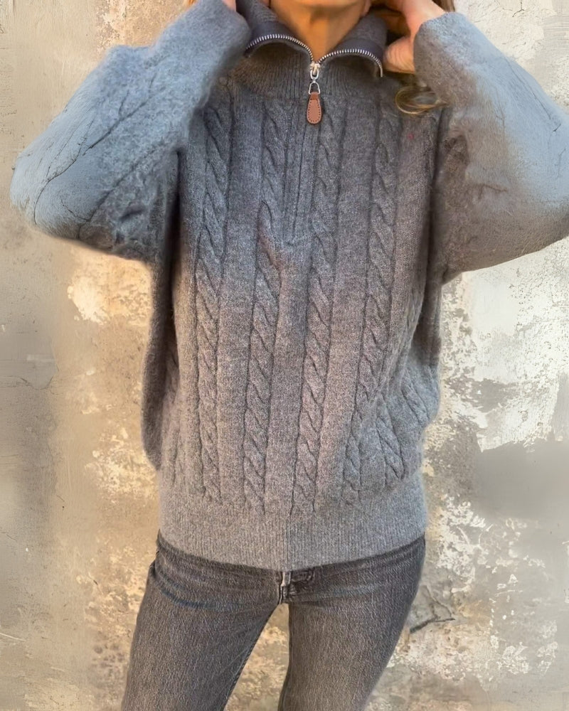Rosalia™ - Premium Casual Half-Zip Pullover