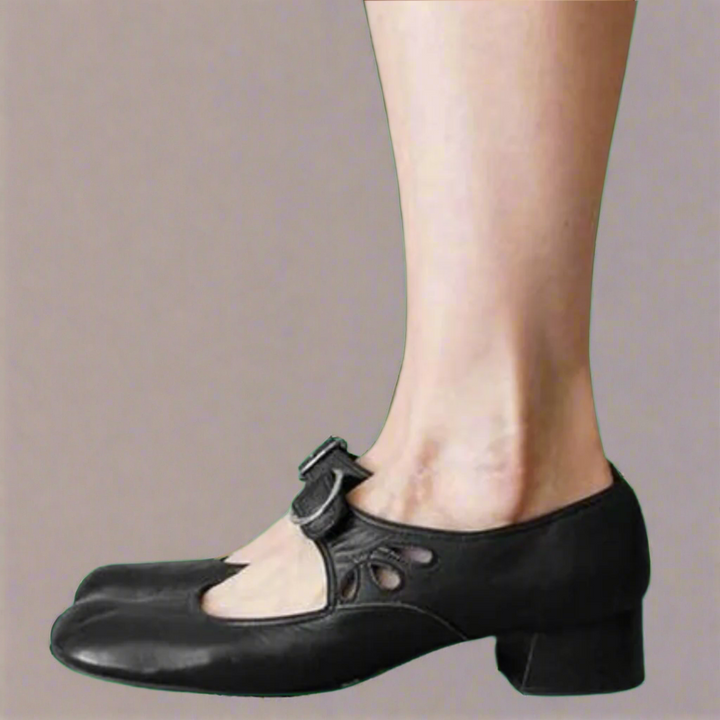 Denisa | Comfortable Wedge Sole Orthopedic Leather Sandals
