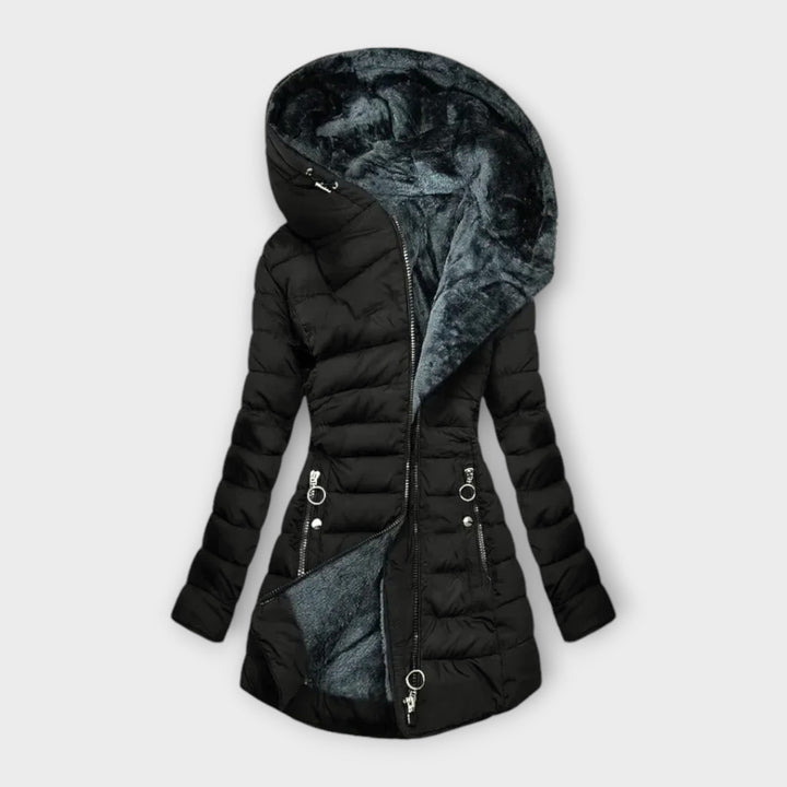 Leonie - Cuddly Coat With Fur Lining