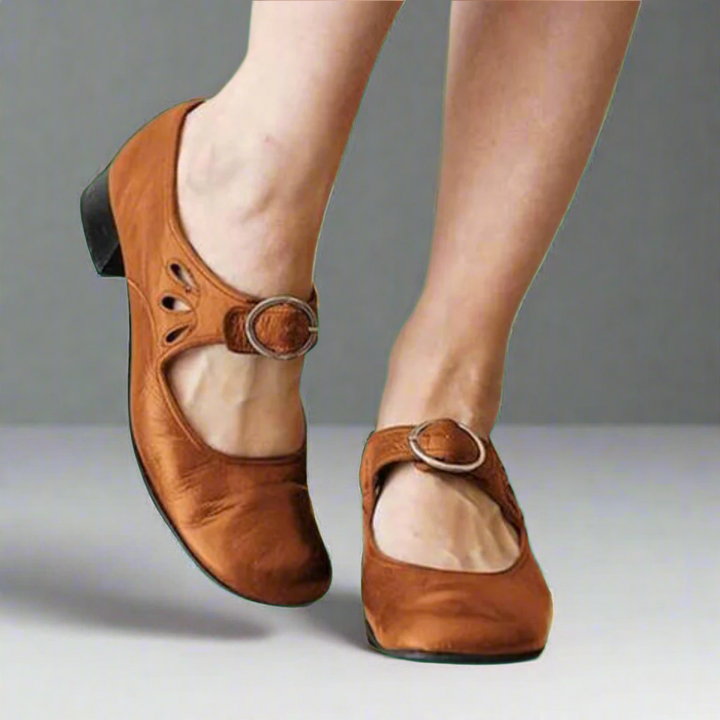 Denise™ - Comfortable Wedge Orthopedic Leather Sandals