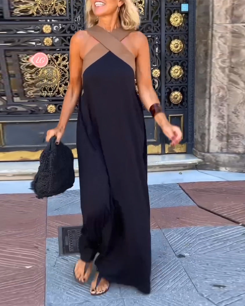 Olive™ - Cross-Neck Dress