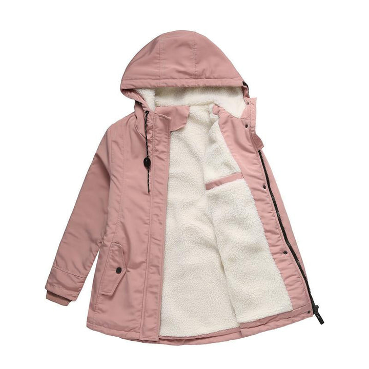 AMINA™ - Insulated winter jacket with hood and quilted lining for ultimate thermal comfort