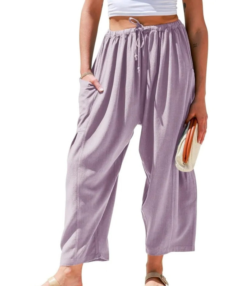 Sabrina™ - Wide Linen Pants