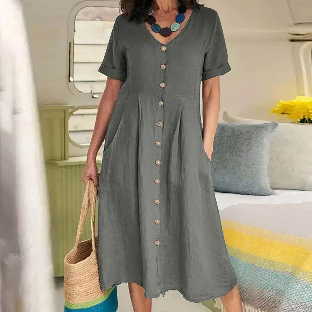 Briar - Effortless Button Dress