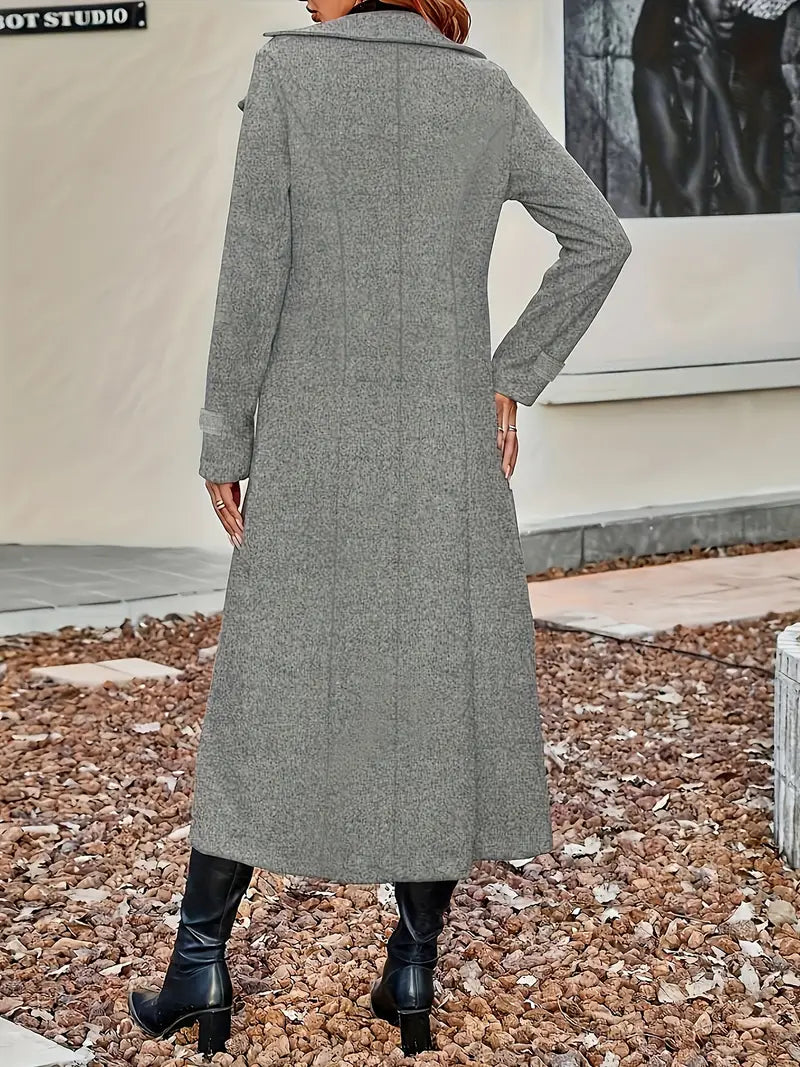 Klara - Double-Breasted Coat With Lapel Collar