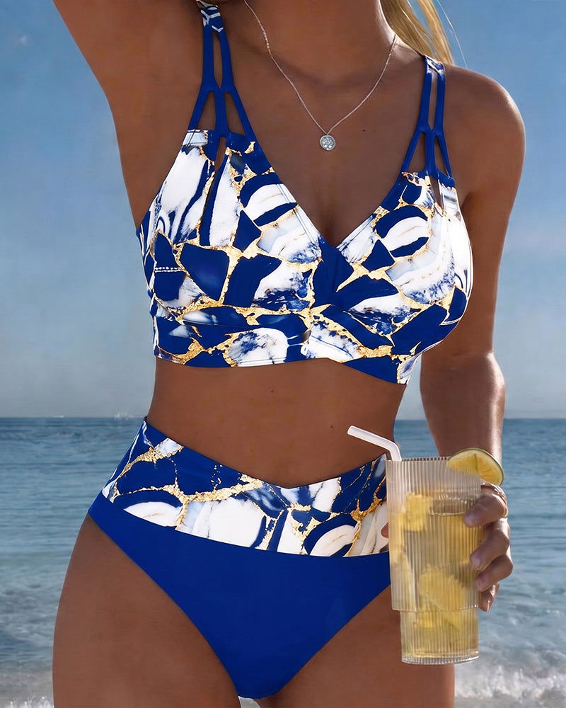 Luna | Women's V-Neck Strap Bikini with Regular Fit