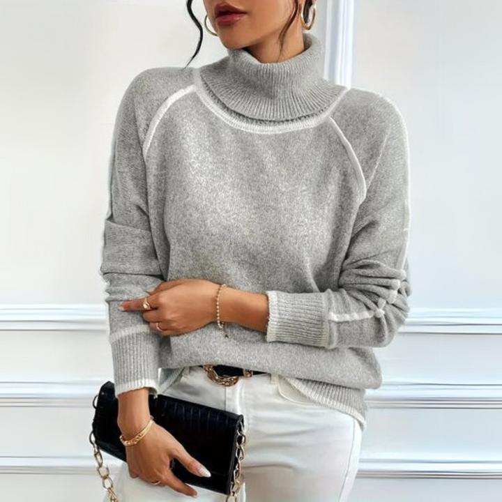 Aurora - Relaxed Turtleneck Sweater