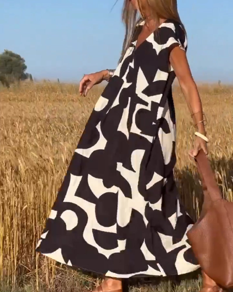 Kendall - Casual Abstract Dress