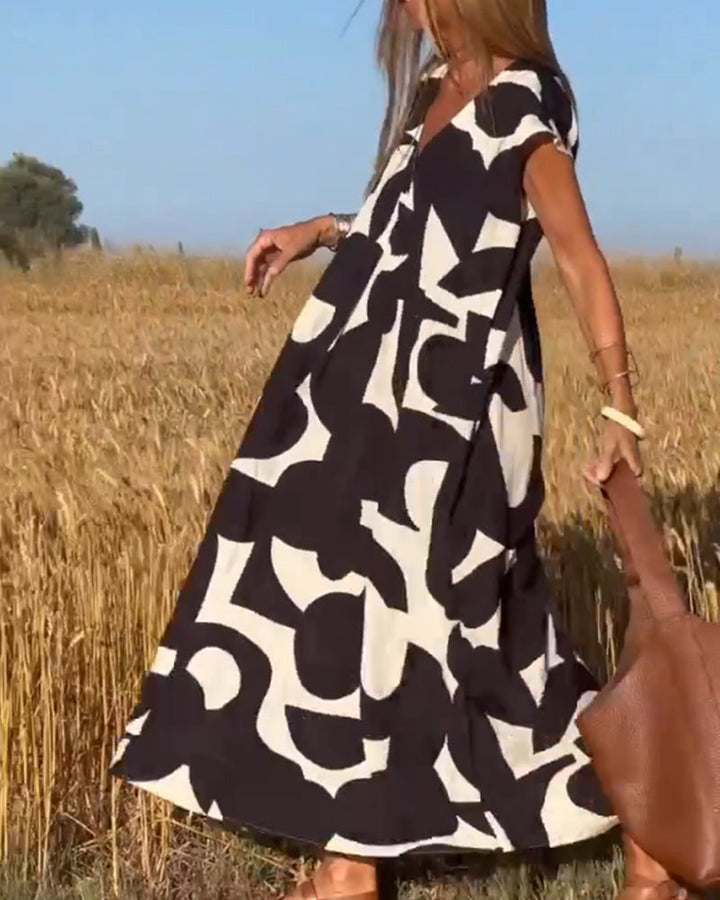 Kendall - Casual Abstract Dress