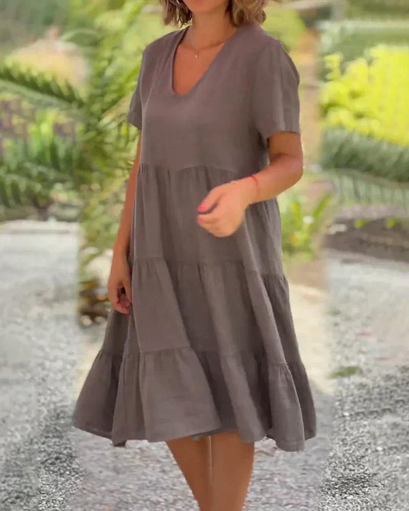 Zoey™ - Casual Summer V-Neck Dress