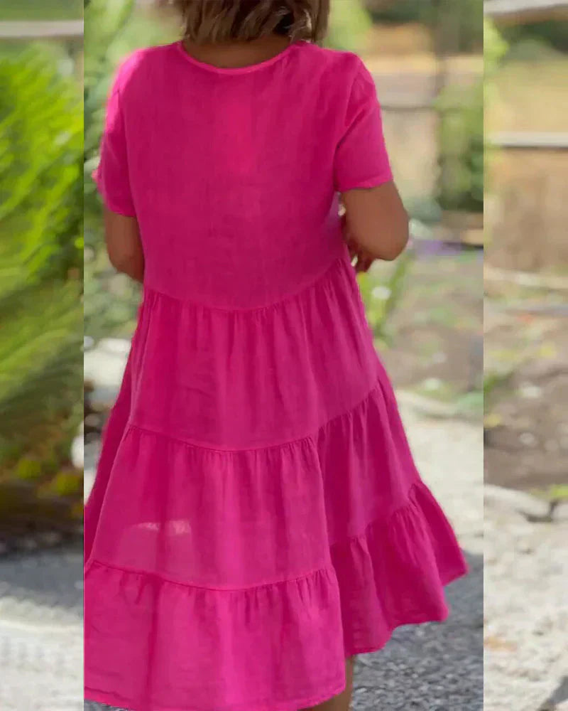 Zoey™ - Casual Summer V-Neck Dress