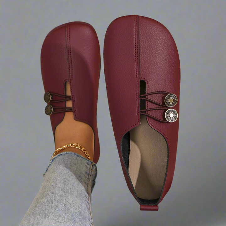 Kreszentia | Cozy Slip-On Shoes with Button