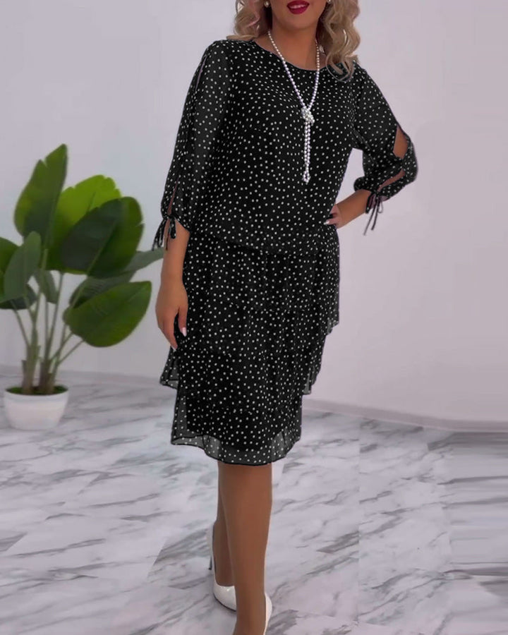 Tilly - Polka Dot Tiered Dress