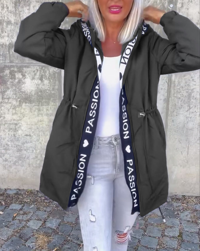 Alexa™ - Casual Hooded Coat