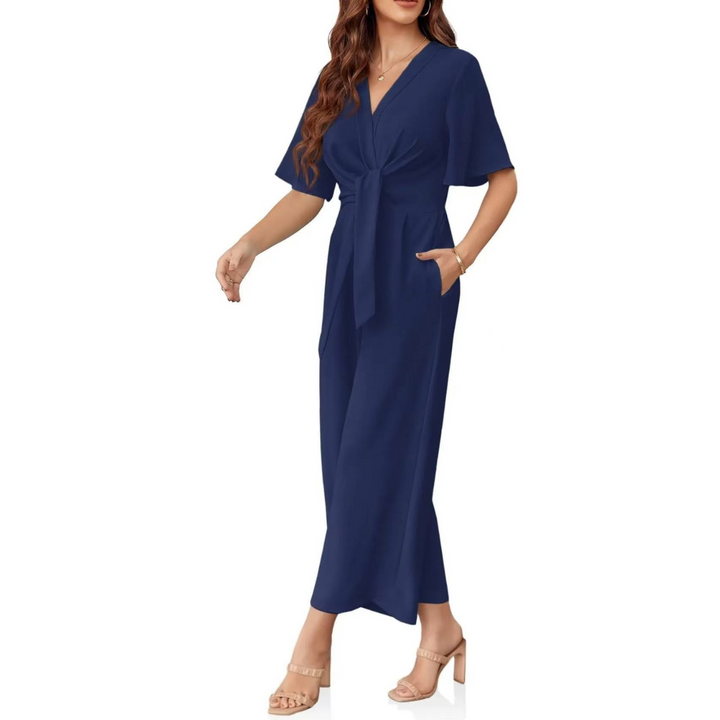 Gabriella™ - Elegant Summer Hip Knot Jumpsuit