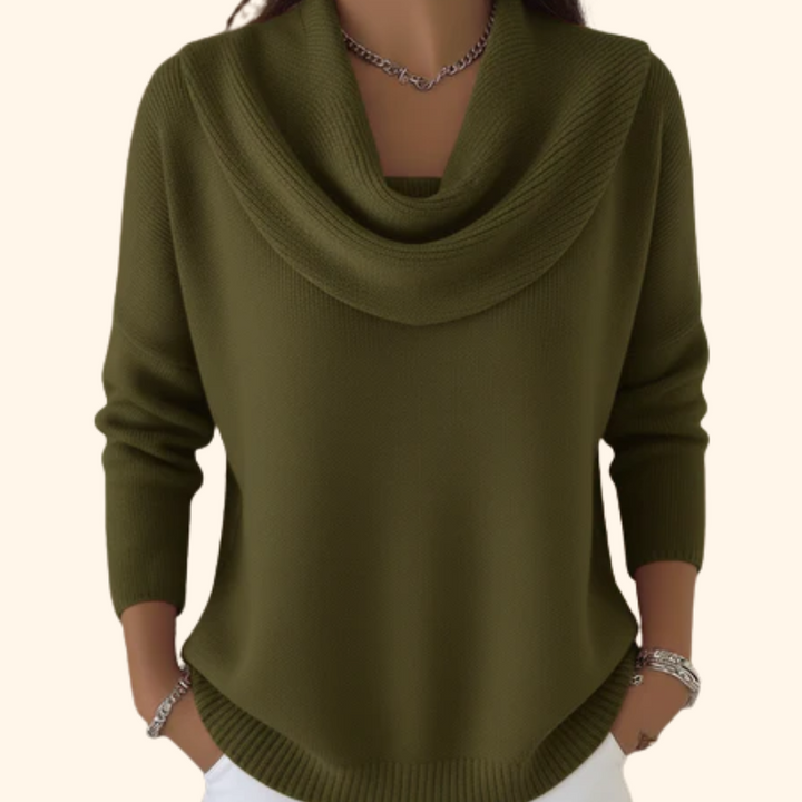 Elliza™ - Collared Sweater
