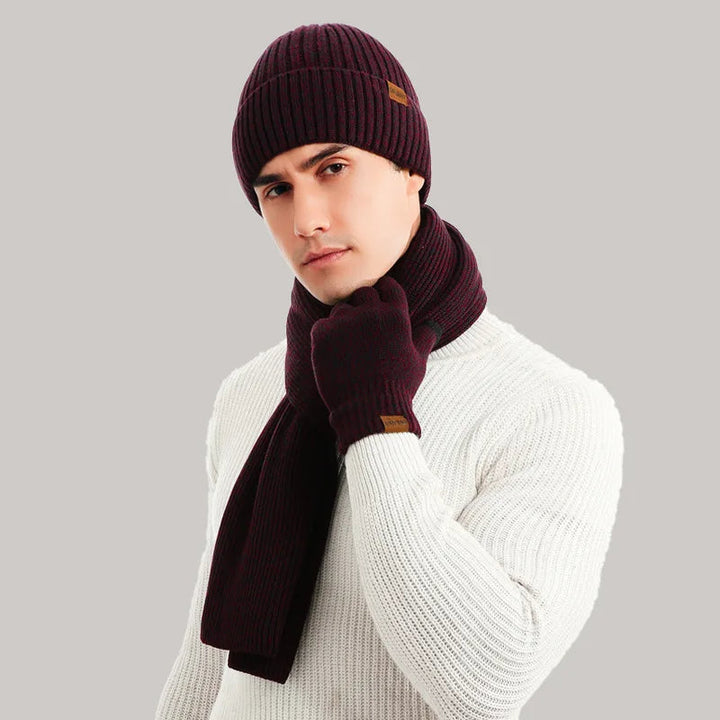 Tough Winter Set mit Mütze, Schal und Handschuhen