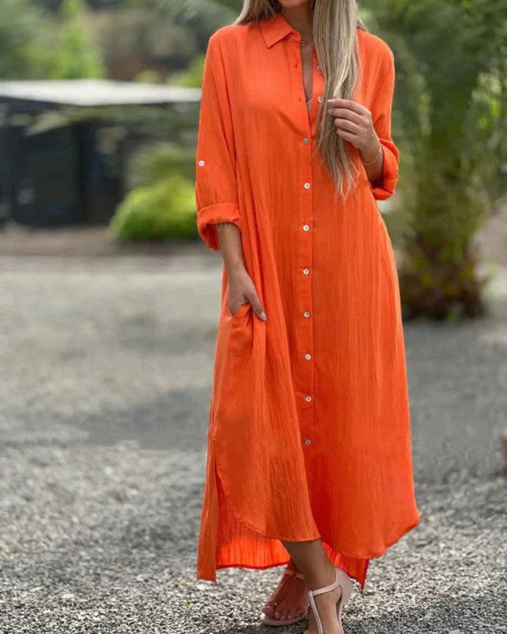 Bianca™ - Comfortable Italian Cotton Dress