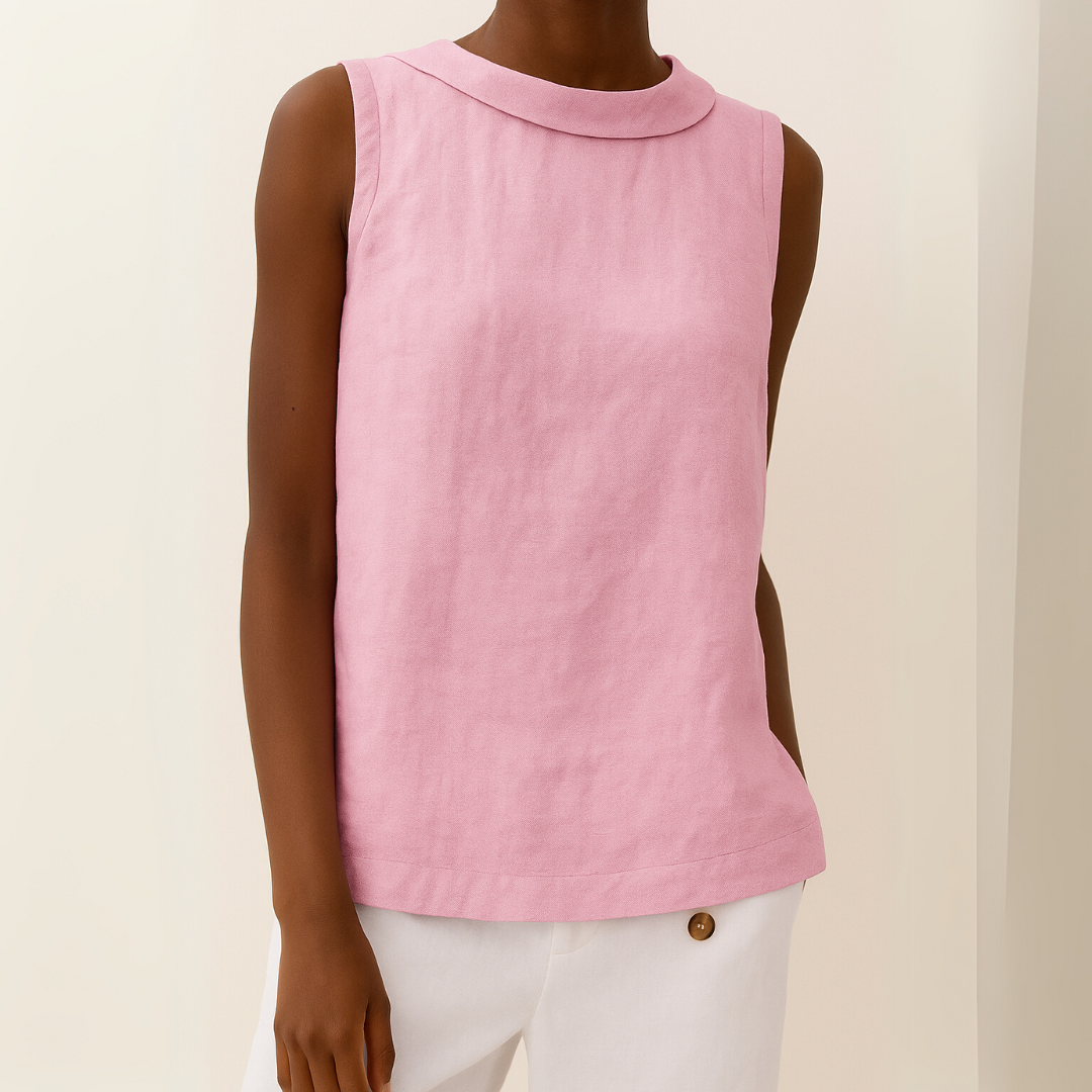 Maria™ | Stylish Sleeveless Top with Elegant Turtleneck
