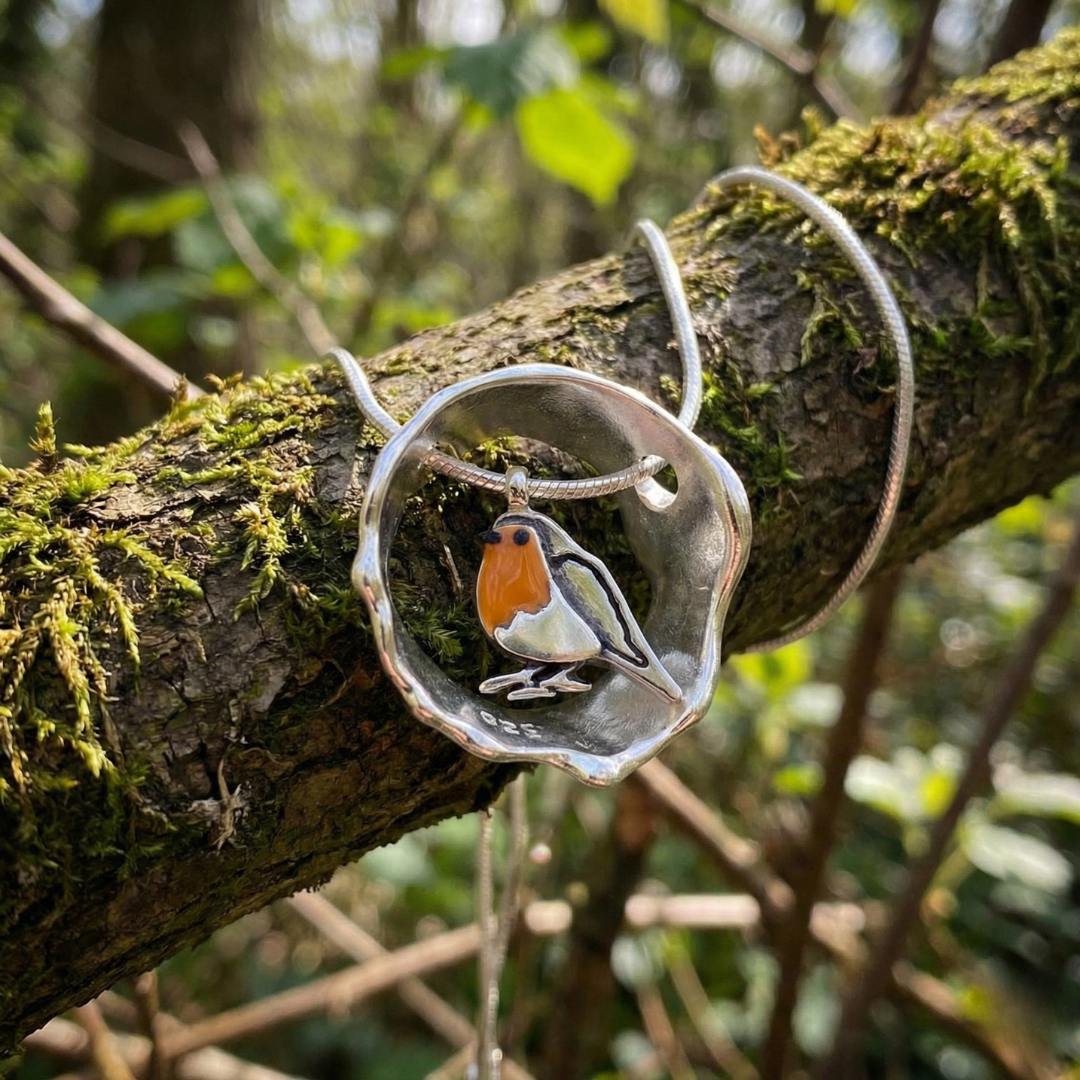 Handcrafted Elegant Bird Collar
