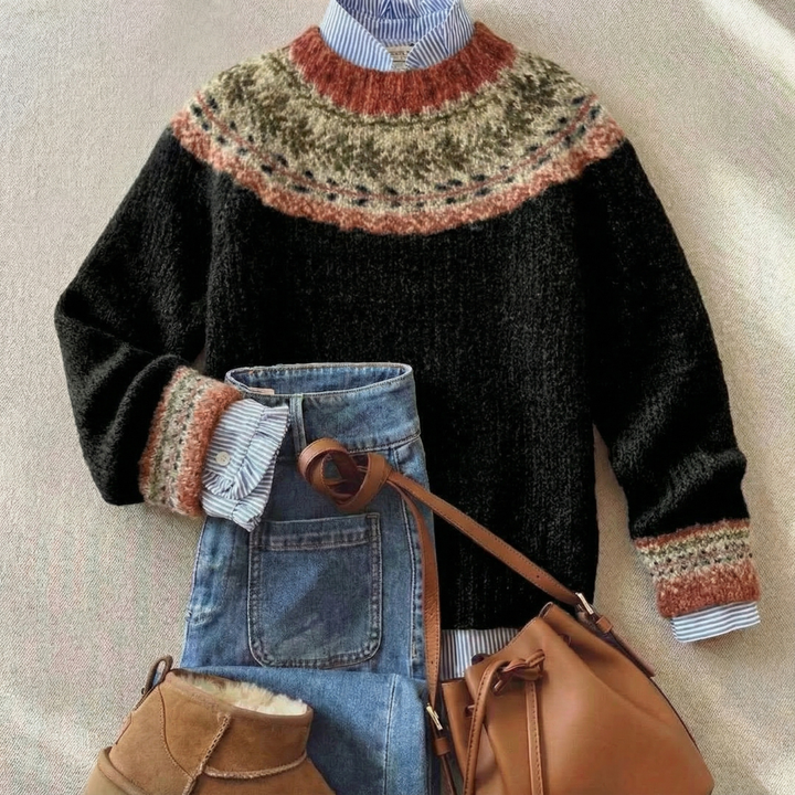 Eleanor | Classic Nordic Heritage Knit Sweater